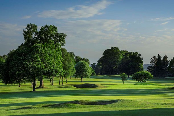 The 2nd hole on Crieff Golf Club's Ferntower course.