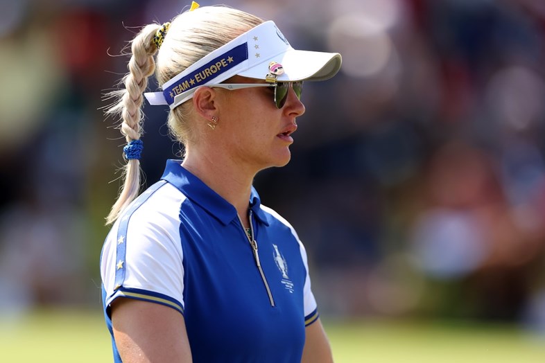 Charley Hull jokes about why she was late for first Solheim Cup tee time