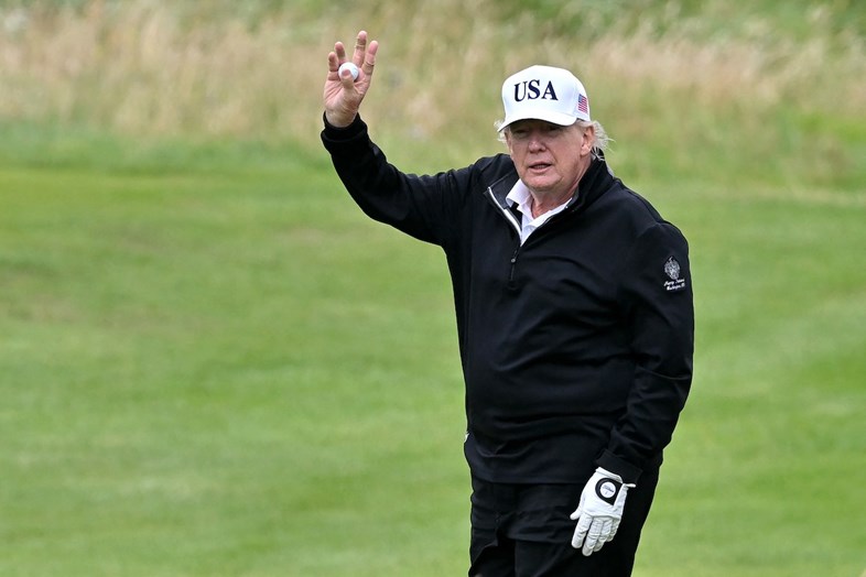 Tour stars react to Donald Trump’s ‘disruptive’ Irish Open visit
