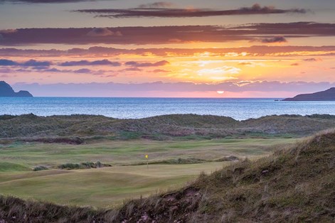 Chris Bertram was among the first golfers in the world to play Rosapenna's St Patrick's Links. Chris Bertram was among the first golfers in the world to play Rosapenna's St Patrick's Links.