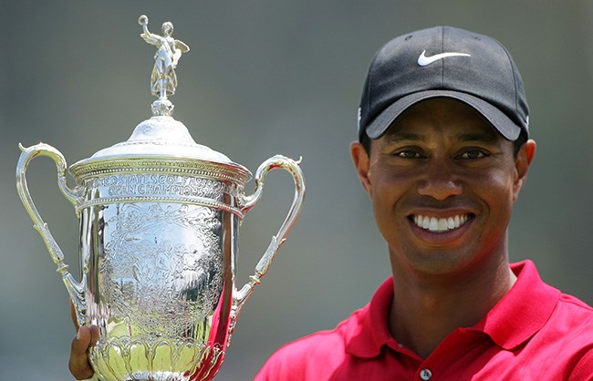 Tiger Woods has won three US Opens