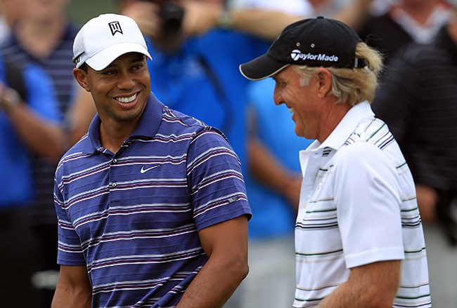 Tiger Woods and Greg Norman couldn't have been more different according to Norton.