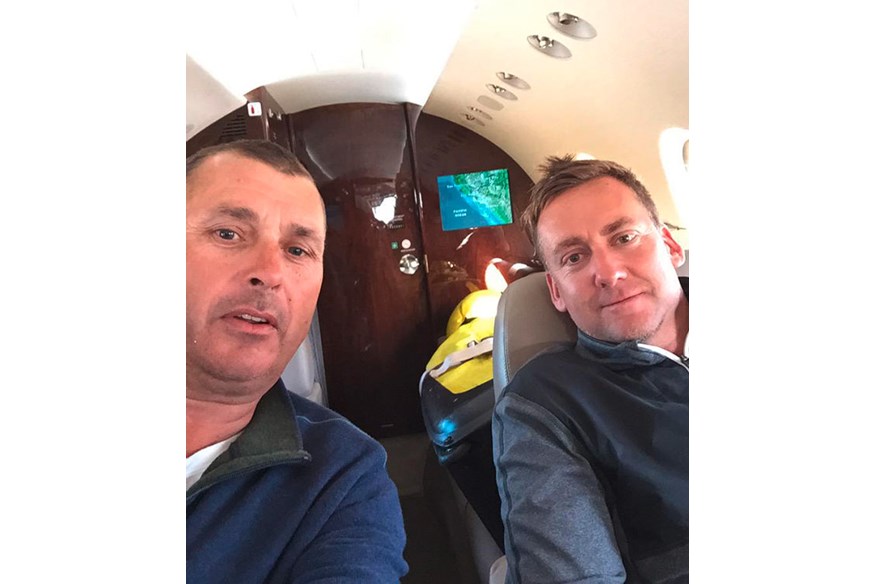 poulter-private-jet