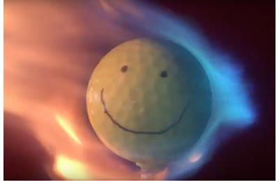 Farewell, smiley golf ball guy