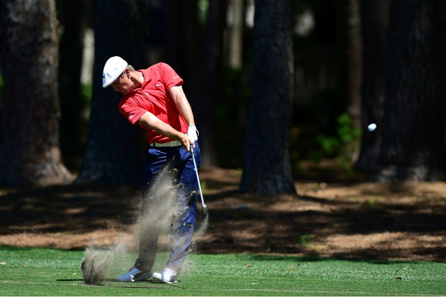 DeChambeau puts his unique swing to good use