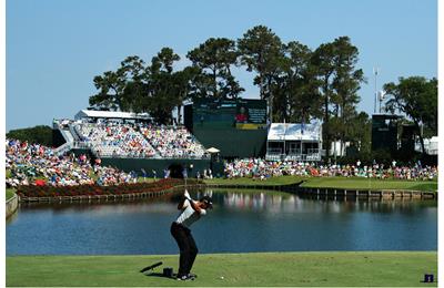 Day's birdie on 17 was one of nine, with no dropped shots