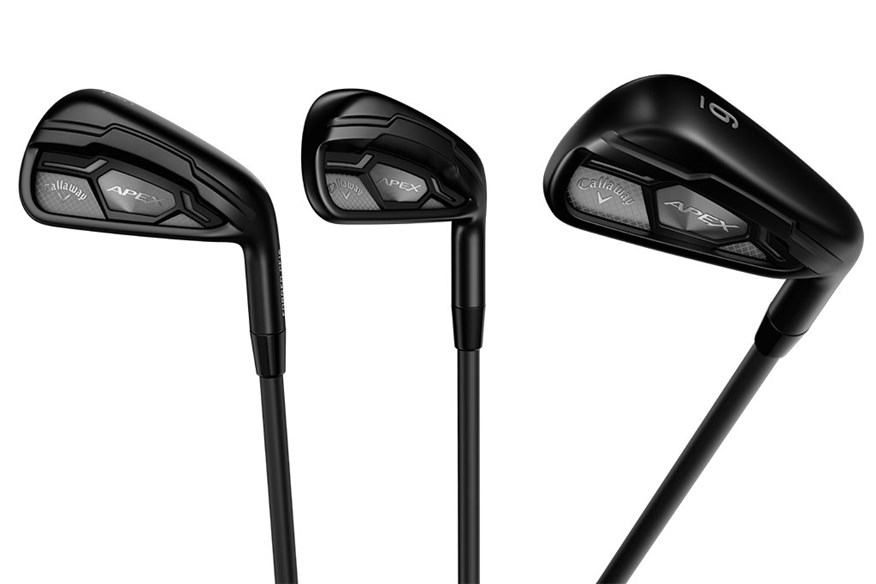  Callaway reveal new Apex Black irons 