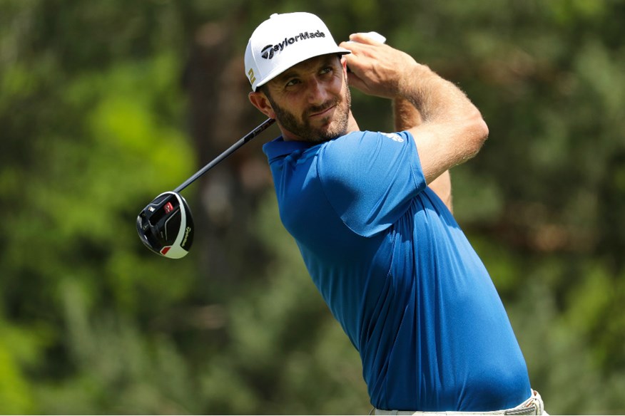 DJ hammered a 382-yard drive at The Memorial Tournament