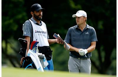 Spieth plans to spend less time chatting to his caddie