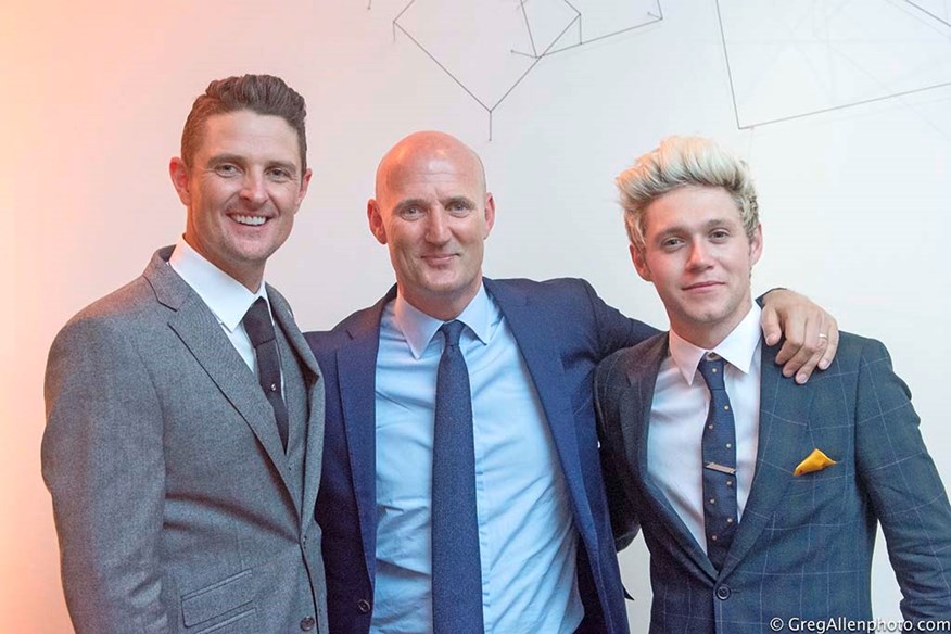 Niall Horan & Justin Rose with Steve Martin