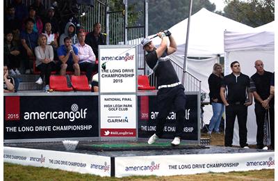 Dan Konyk the winner of the 2015 American Golf Long Drive Championship