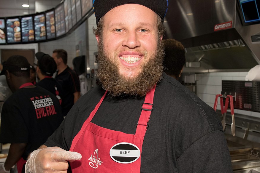 GETTY: Images from Andrew Beef Johnston's visit to Arby's New York