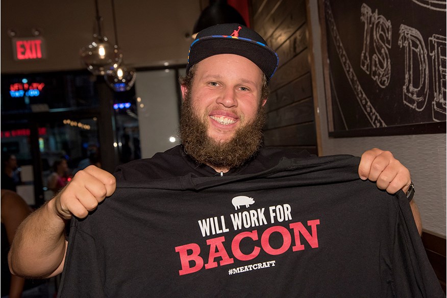 Andrew Beef Johnston's visit to Arby's New York - GETTY