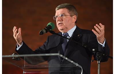  Thomas Bach, president of the International Olympic Committee (IOC)