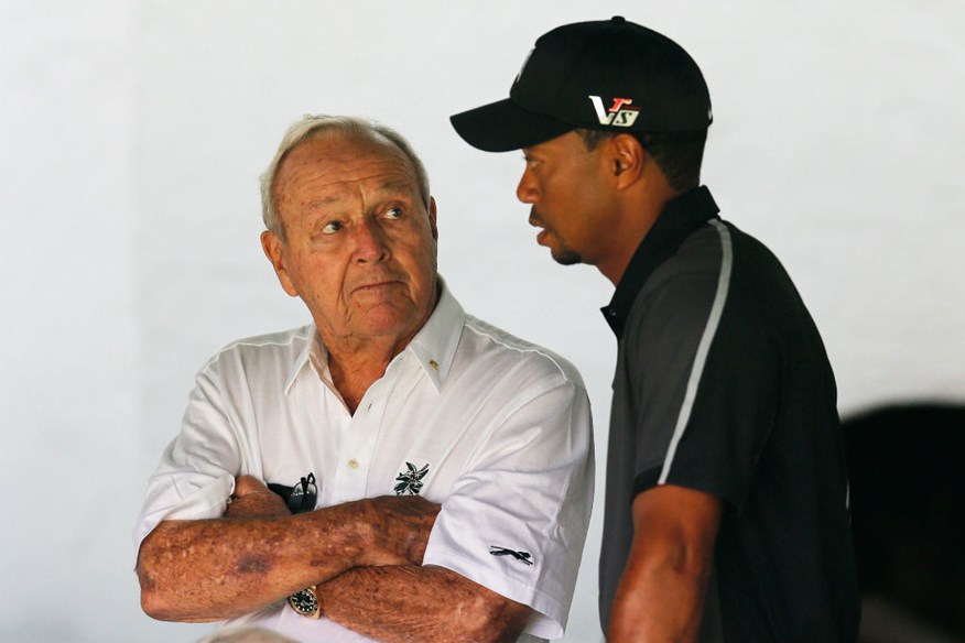 Two greats: Arnie and Tiger