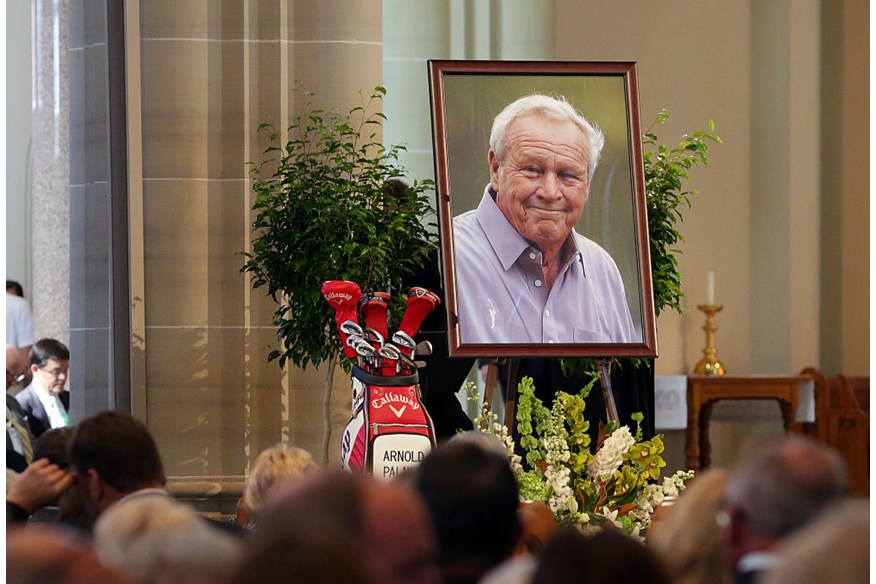 “I hurt like you hurt,” Jack Nicklaus leads tributes to Arnold Palmer at memorial service