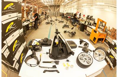 The making of a PowaKaddy trolley in 12 numbers