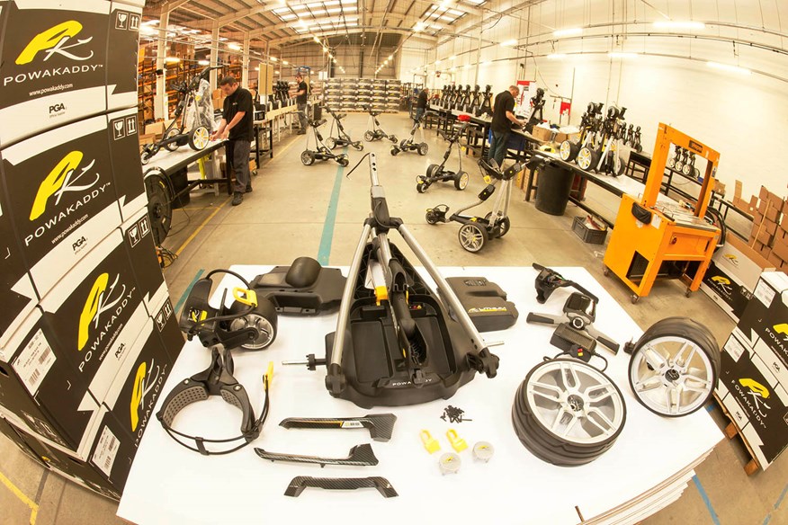 The making of a PowaKaddy trolley in 12 numbers