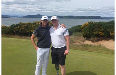 Aaron Moon and Tommy Fleetwood