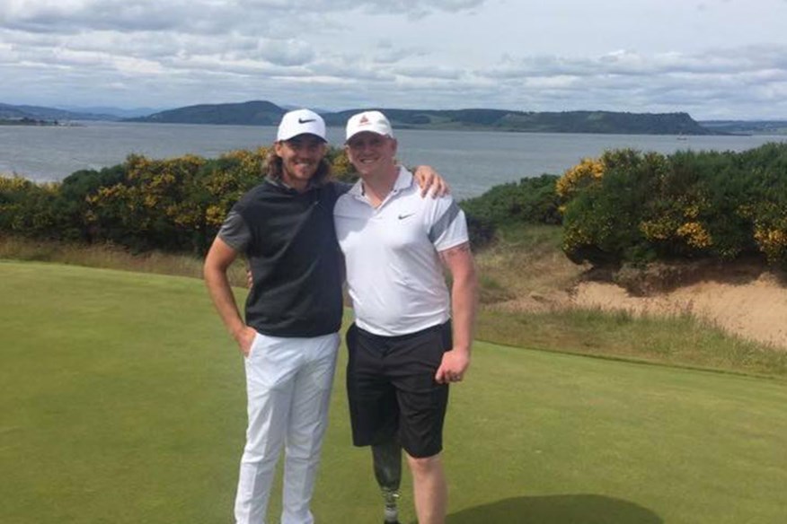 Aaron Moon and Tommy Fleetwood