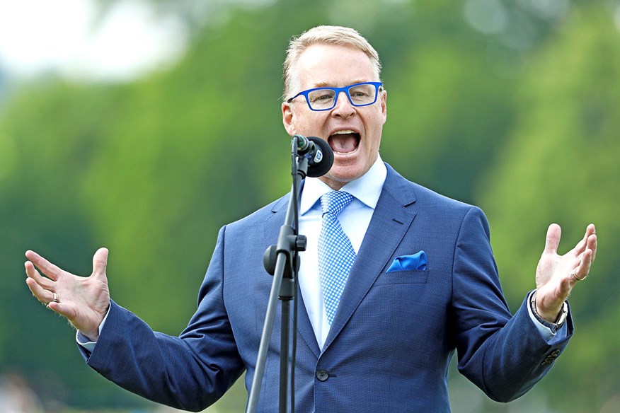 Keith Pelley, Chief Executive of the European Tour.