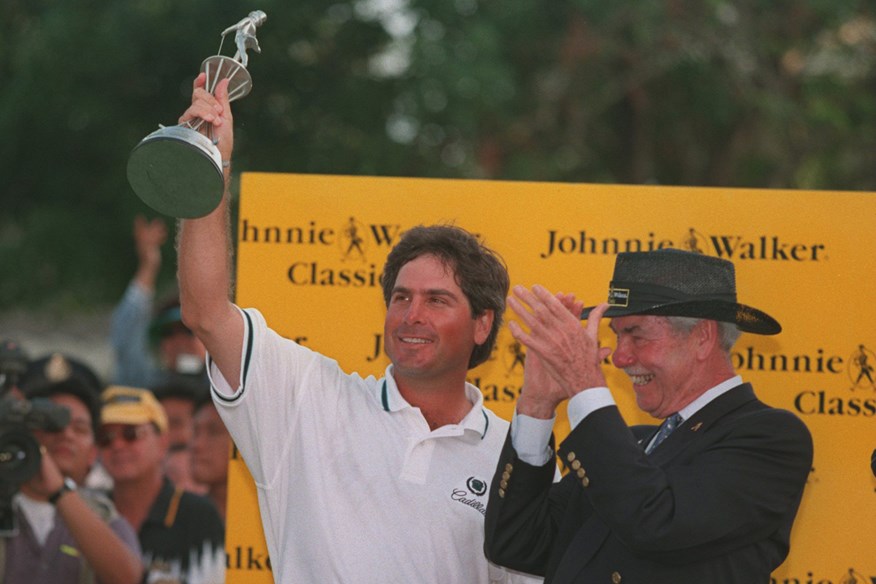 Fred Couples won the Johnnie Walker Classic at the Orchard GC in 1995, the last time the European Tour visited the Philippines. 