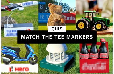 Quiz: Can you match the golf tournament to its tee markers