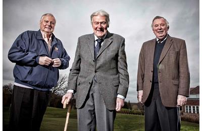 Legends of the game of golf - Peter Alliss, John Jacobs and Donald Steel.