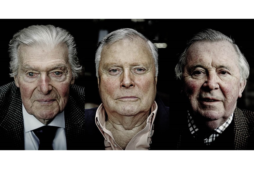 John jacobs, Peter Alliss and Donald Steel.