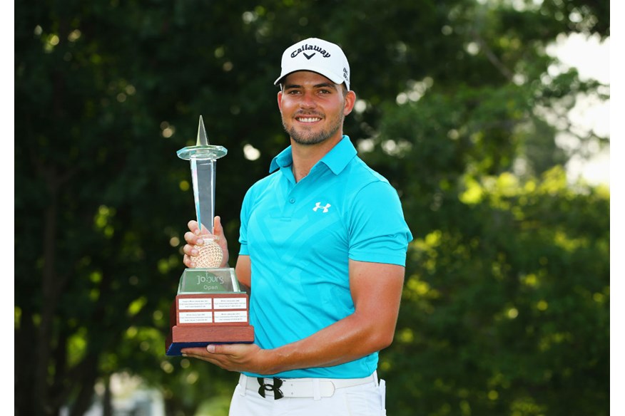 Haydn Porteous became the youngest ever winner of the Joburg Open in 2016