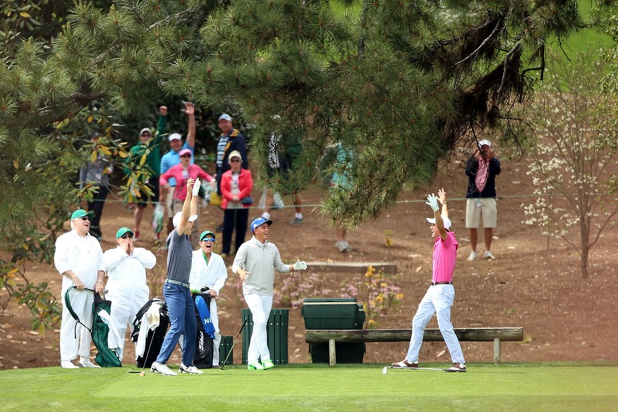 Last year Justin Thomas & Rickie Fowler both got holes in one at the same hole during the Par-3 Contst