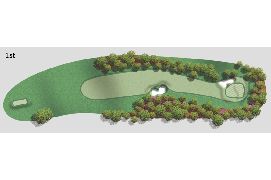 1st hole at Augusta National