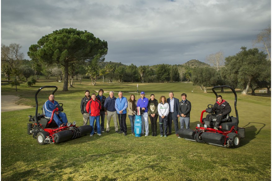 Sergio with family in Spain 