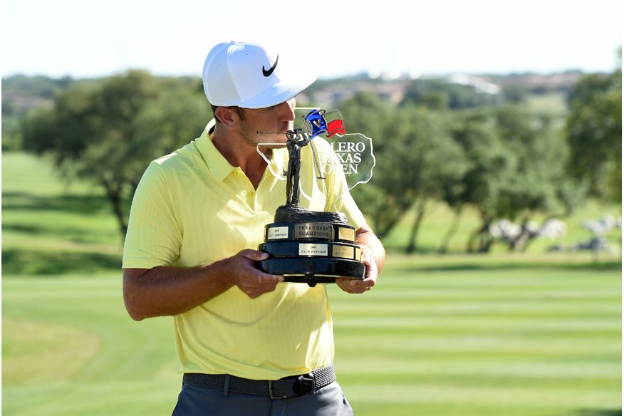 Chappell with Texas Valero Open trophy