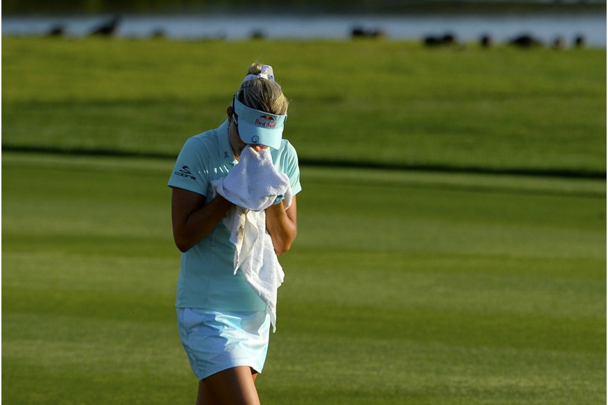 Lexi Thompson reacts to four-shot penalty at ANA Inspiration