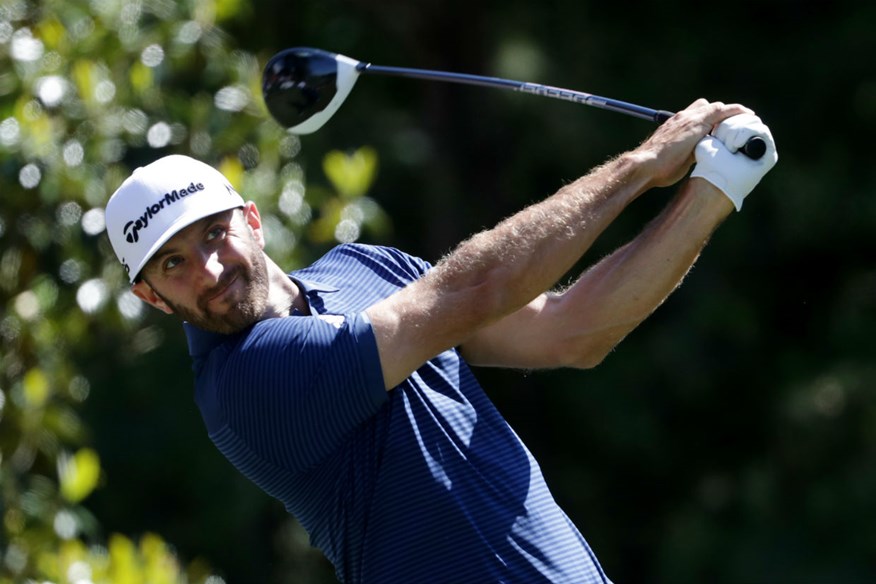 Dustin Johnson at the Wells Fargo Championship