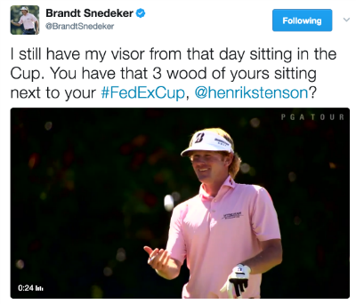 Brandt Snedeker remembers FedEx Cup victory