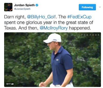 Jordan Spieth remembers his FedEx victory