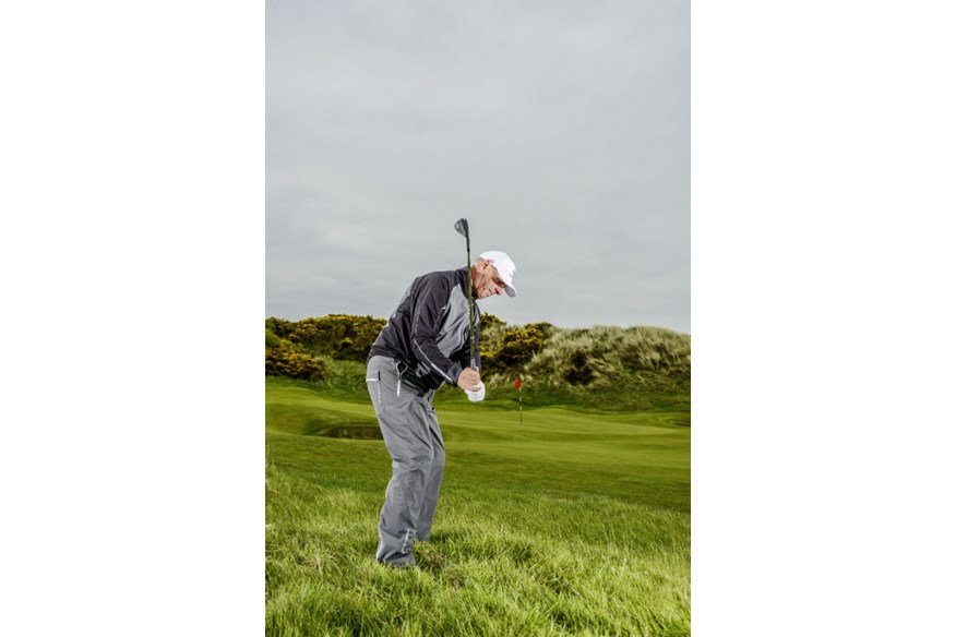 Shots out of thick rough at Birkdale