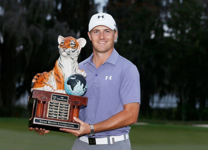 Jordan Spieth wins hero challenge