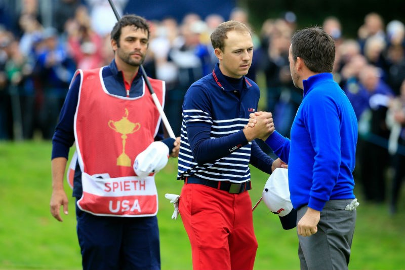 Spieth at the Ryder Cup