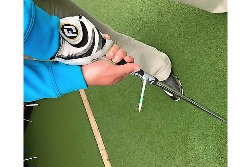 tee peg swing drill