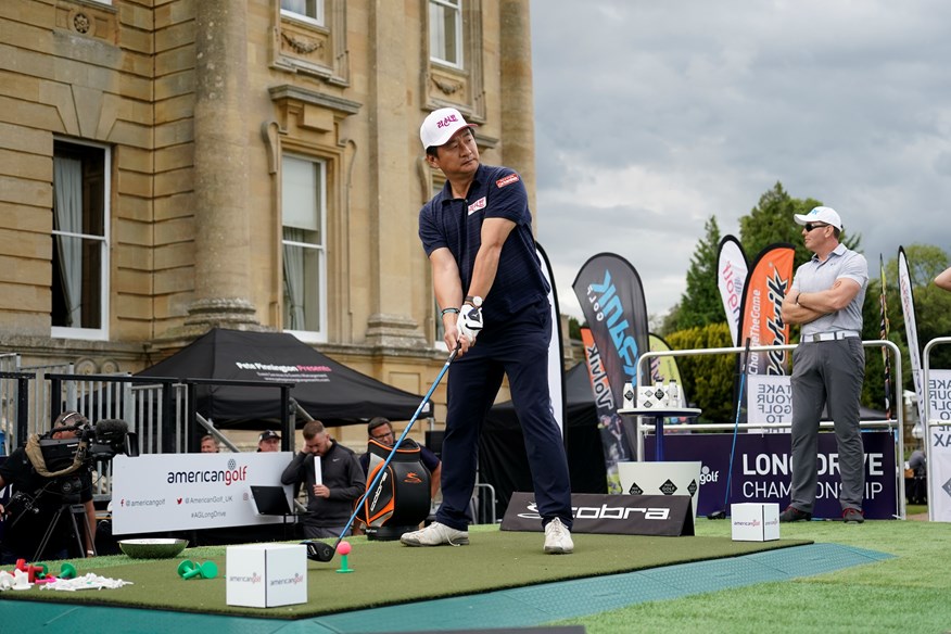 Charles Seo wins AG long drive