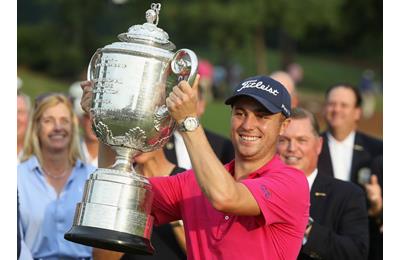 Justin Thomas first won the US PGA Championship in 2017.