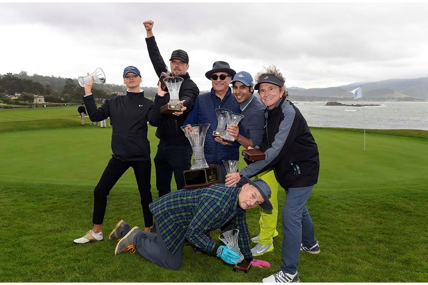 Andy Garcia's team won the 3M Celebrity Challenge at the AT&T Pebble Beach Pro-Am at Pebble Beach Golf Links.