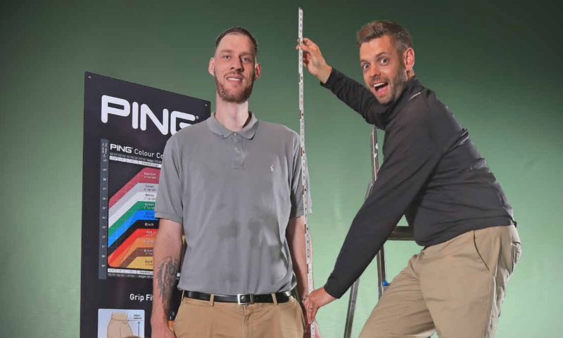 UK's Tallest man Paul Sturgess