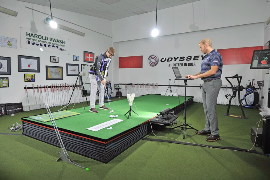 Putting studio.