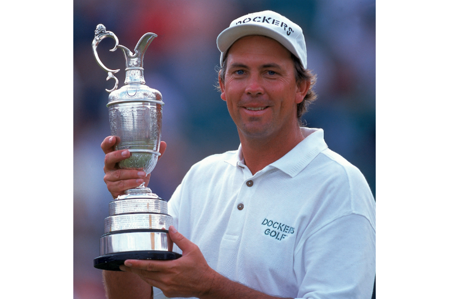 Tom Lehman winning the Open