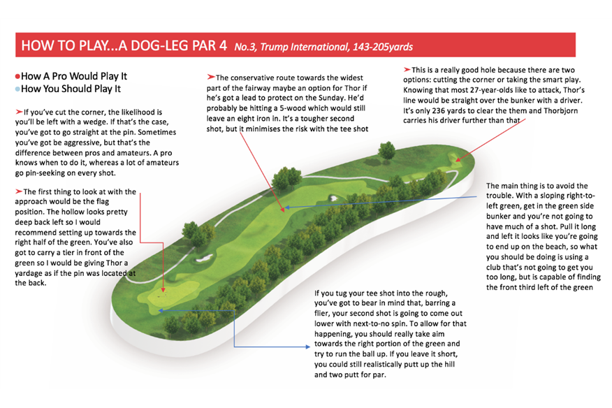 dOG LEG par 4