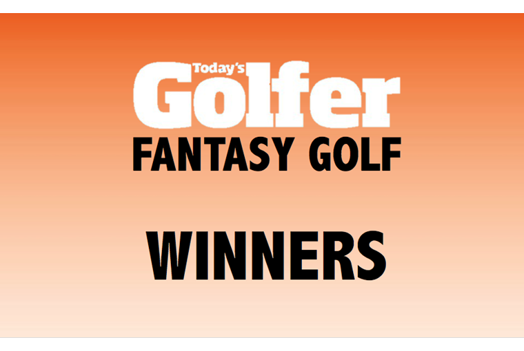Fantasy Golf Winners